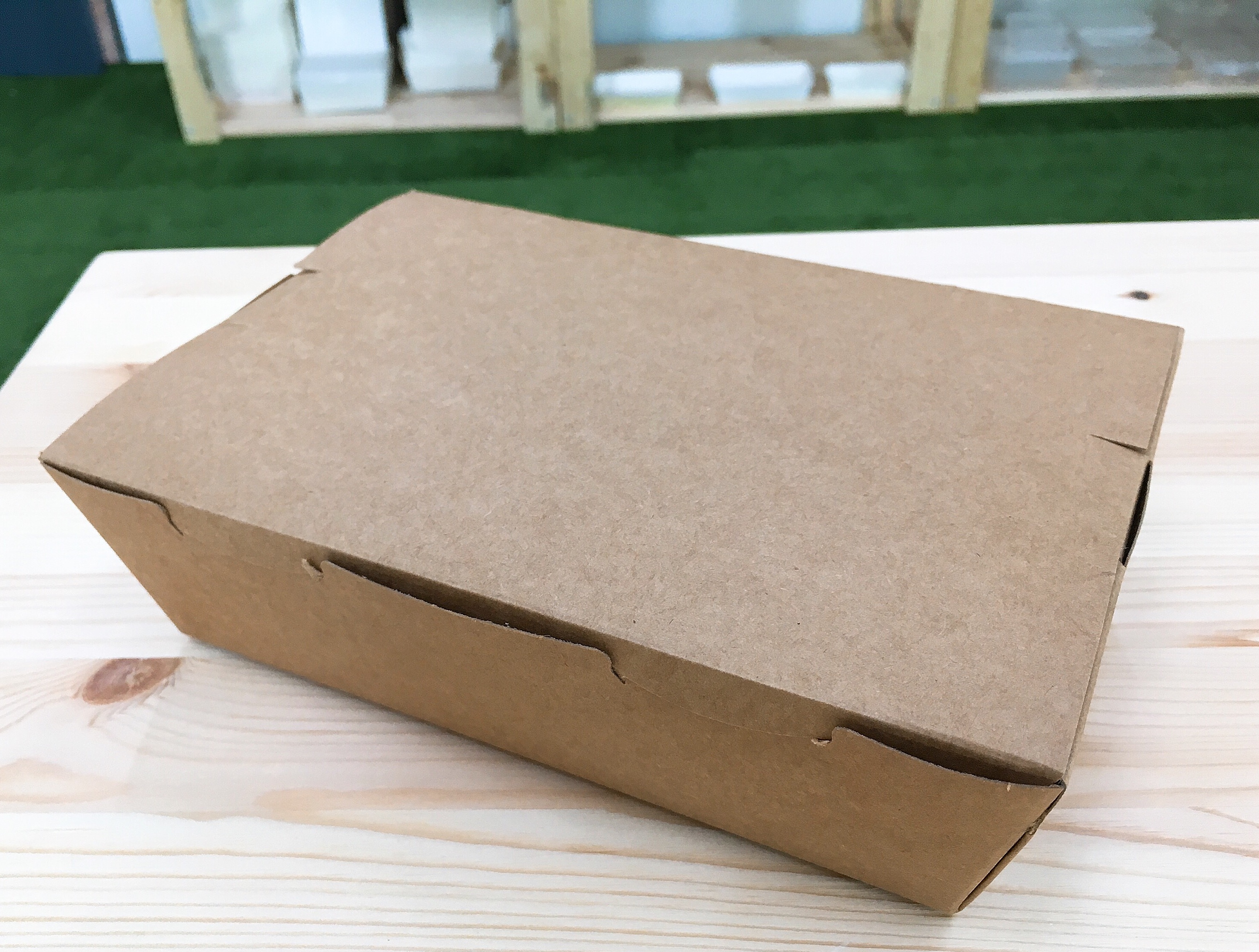 Paper Lunch Box (L) Brown 1600ml